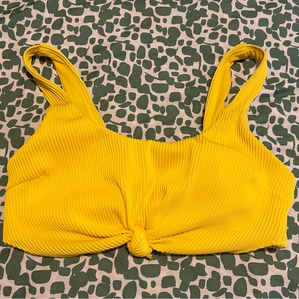 Hollister Yellow Bikini Top